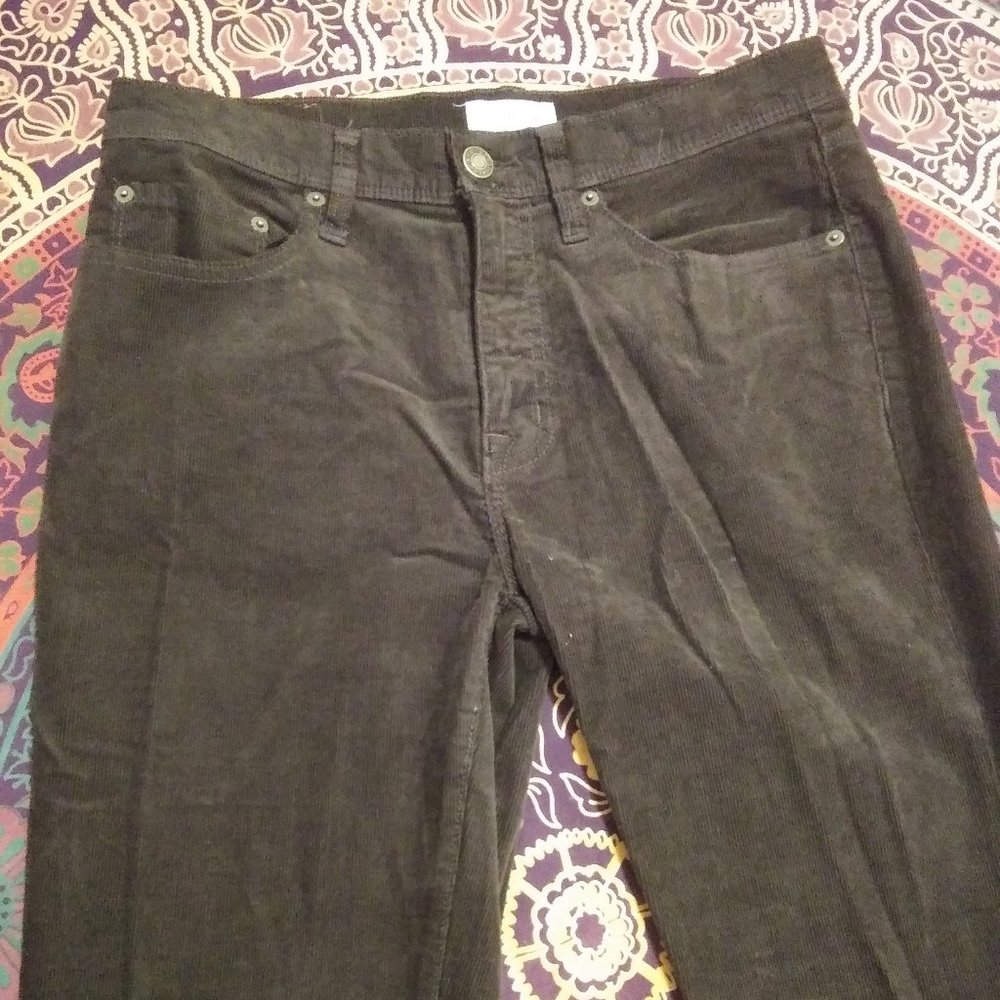 Goodfellow & Co slim corduroy pant chocolate brown